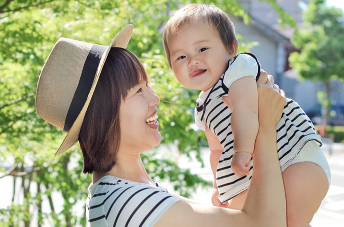 妊娠期から出産後までサポートします